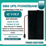 🔌 WiFi Router UPS Power Bank – 12V Backup Solution