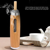 Luxury Wooden Cigarette Holder & Ashtray – 2-in-1